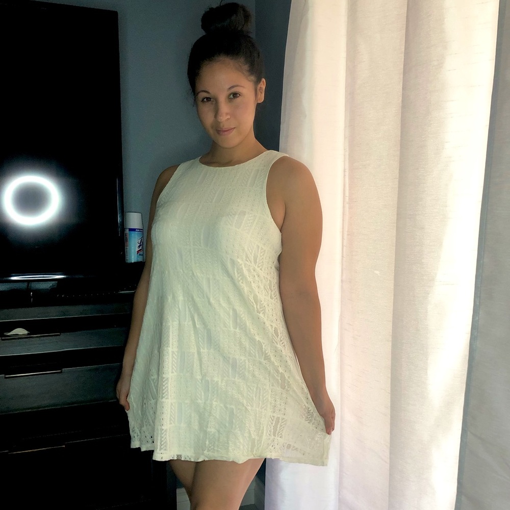 White Laced Dress